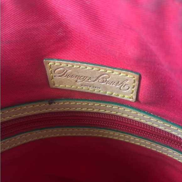 Dooney & Bourke Pink and Green Floral Satchel - Picture 9 of 13